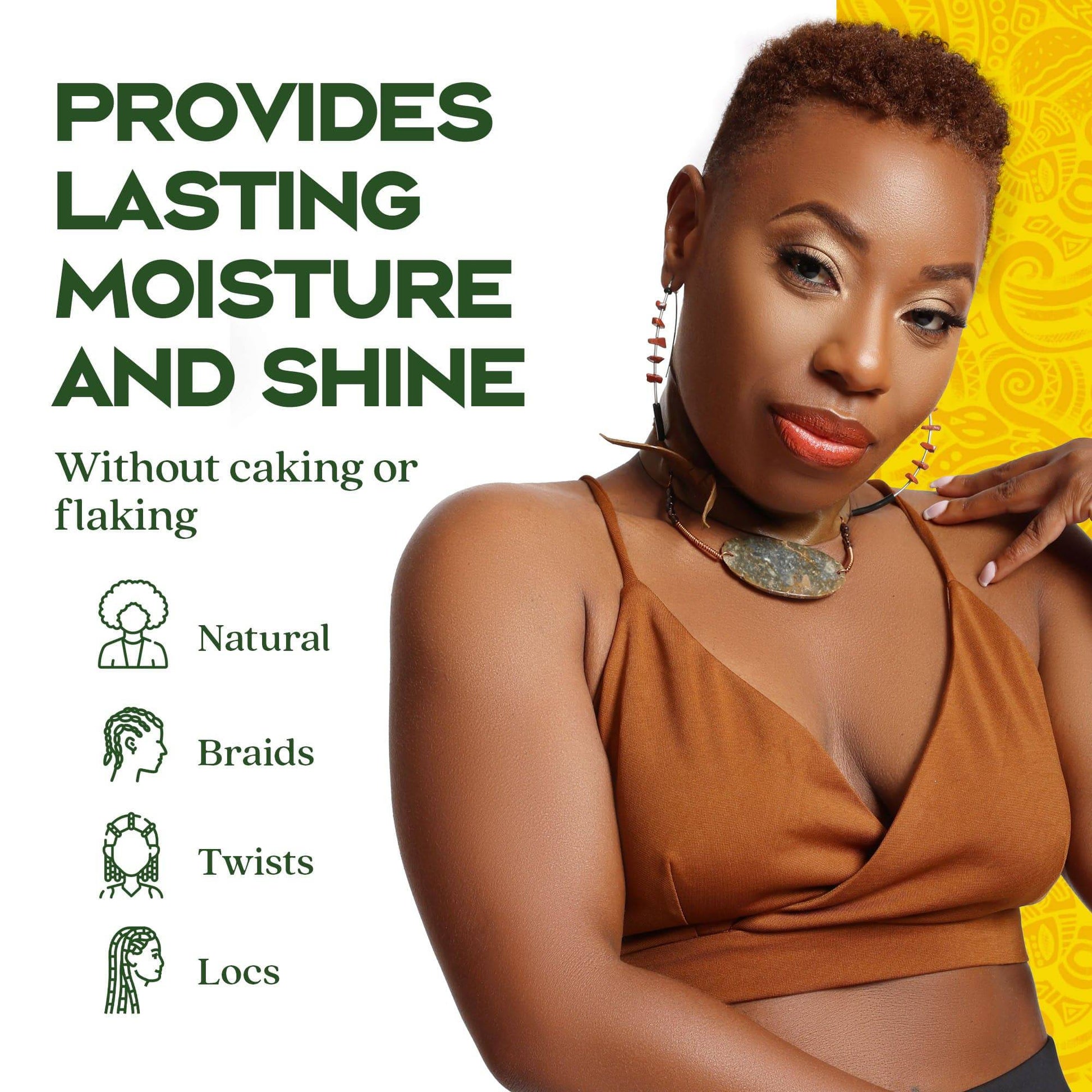 Drip Oil Spray provides lasting moisture and shine for natural hair, braids, twists, and locs no flaking, hydrating oil and hair growth oil spray.